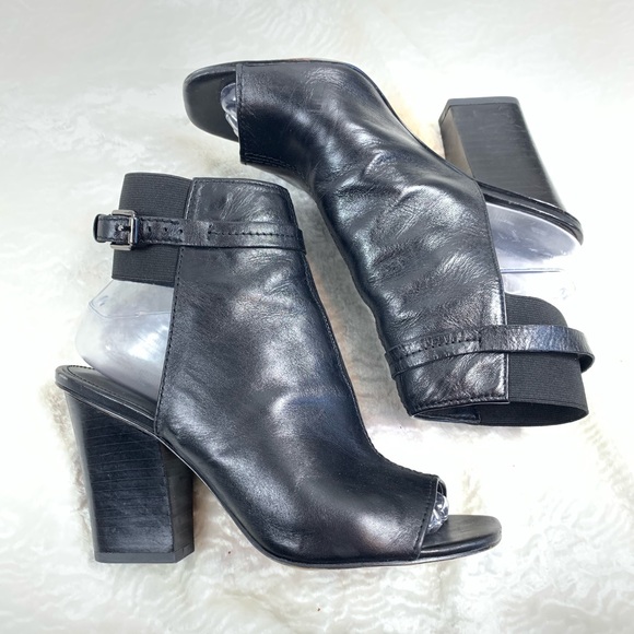 Via Spiga Shoes - Via Spiga peep toe booties size 7.5 or 8